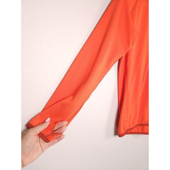 Eddie Bauer Women’s L Orange 1/4 Zip Performance Pullover – Stretch, Lightweight - Picture 13 of 15